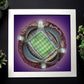 Huddersfield Town FC -  The John Smith Stadium Night View 3D Globe Print