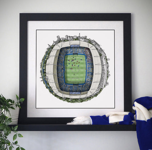 Leicester City FC - The King Power Stadium 3D Globe Print
