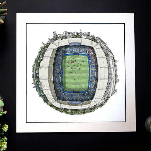 Leicester City FC - The King Power Stadium 3D Globe Print
