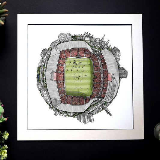 Brentford FC - The Brentford Community Stadium 3D Globe Print