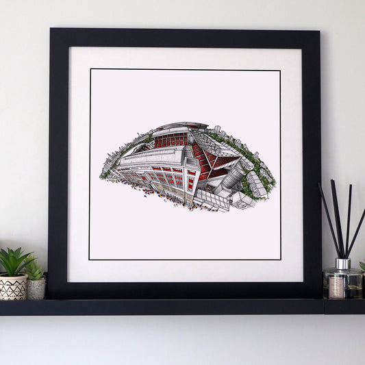 Arsenal FC - Highbury 3D Cityscape Print
