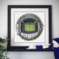 Chelsea FC -  Stamford Bridge 3D Globe Print