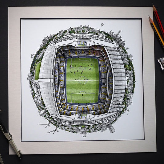 Tottenham Hotspur FC -  White Hart Lane 3D Globe Print