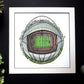 England Three Lions / The Lionesses -  Wembley Stadium 3D Globe Print