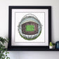England Three Lions / The Lionesses -  Wembley Stadium 3D Globe Print