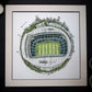 Manchester City FC - The Etihad 3D Globe Print