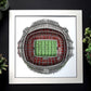 Manchester United FC - Old Trafford 3D Globe Print
