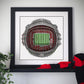 Manchester United FC - Old Trafford 3D Globe Print