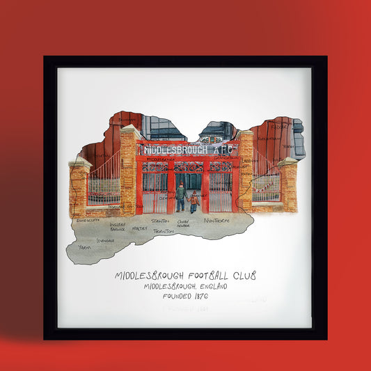 Middlesborough Football Club Print