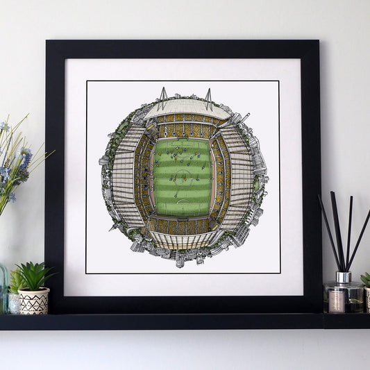 Wolverhampton Wanderers FC - The Molineux 3D Globe Print