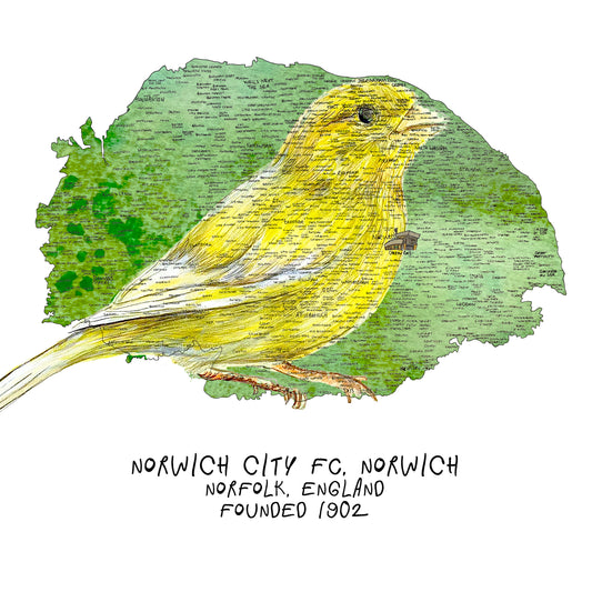 Norwich Football Club Print (New Edition)