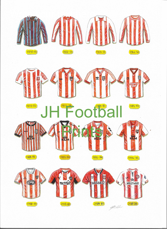 Brentford Iconic Shirts Print