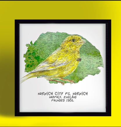 Norwich Football Club Print (New Edition)