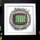 Sheffield United FC - The Bramall Lane 3D Globe Print