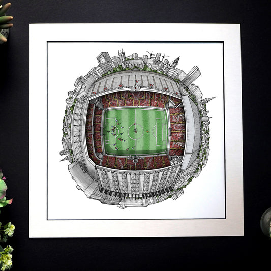 Sheffield United FC - The Bramall Lane 3D Globe Print