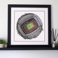 Sunderland FC - The Stadium of Light 3D Globe Print