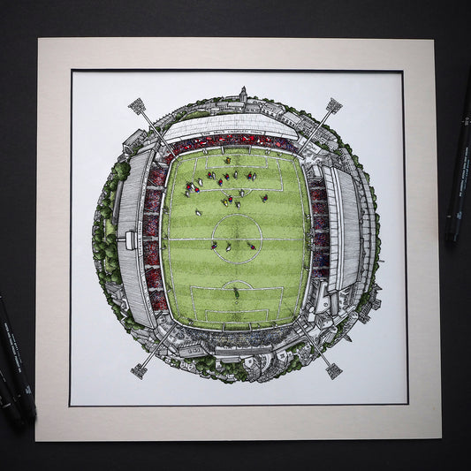 York City FC -  The Bootham Crescent 3D Globe Print