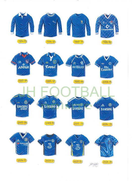 Chelsea Iconic Shirts Print