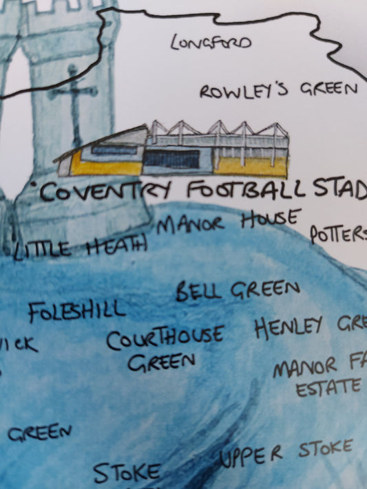 Coventry City Football Club Print