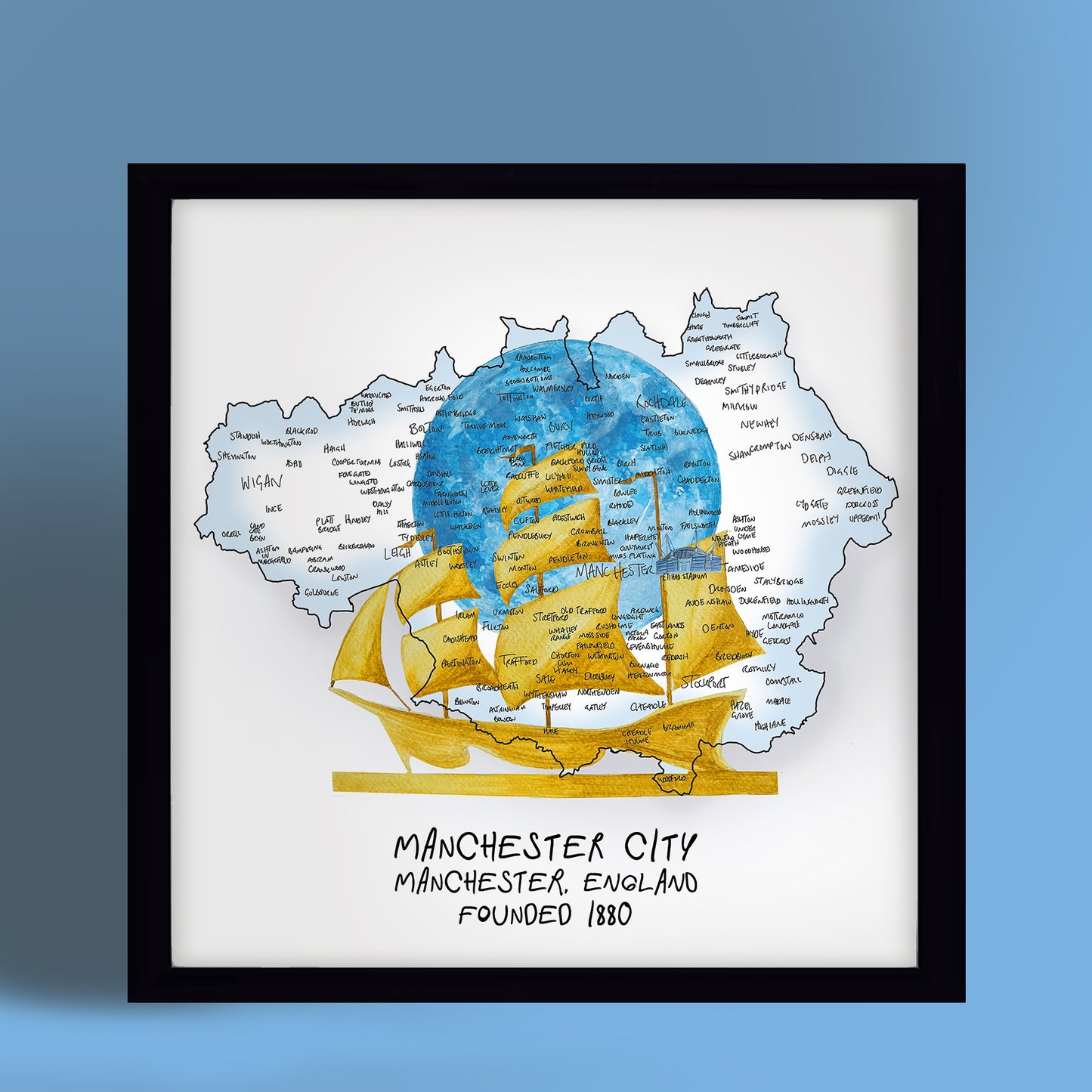 Manchester City Football Club Print