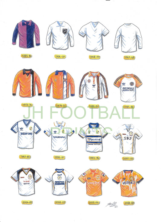 Luton Town Iconic Shirts Print