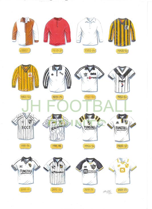 Port Vale Iconic Shirts Print