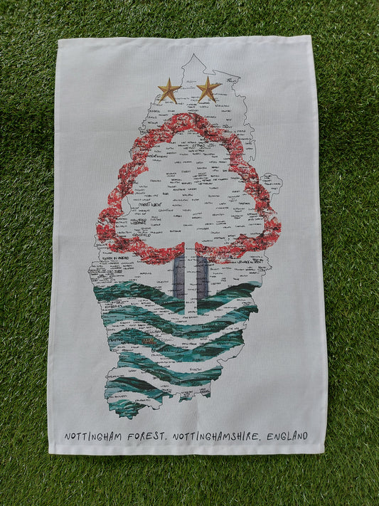 Nottingham Forest Football Club Tea Towel