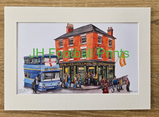 Wolverhampton Wanderers Away Day Bound A4 Framed Print