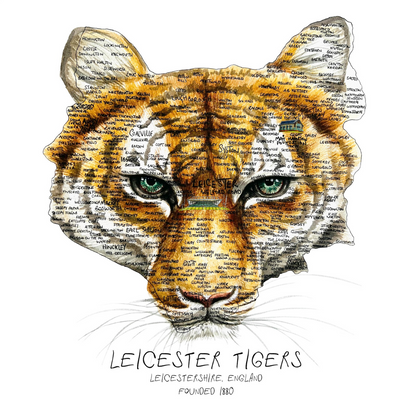 Leicester Tigers Rugby Club Print