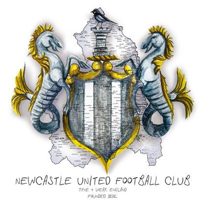 Newcastle Football Club Print