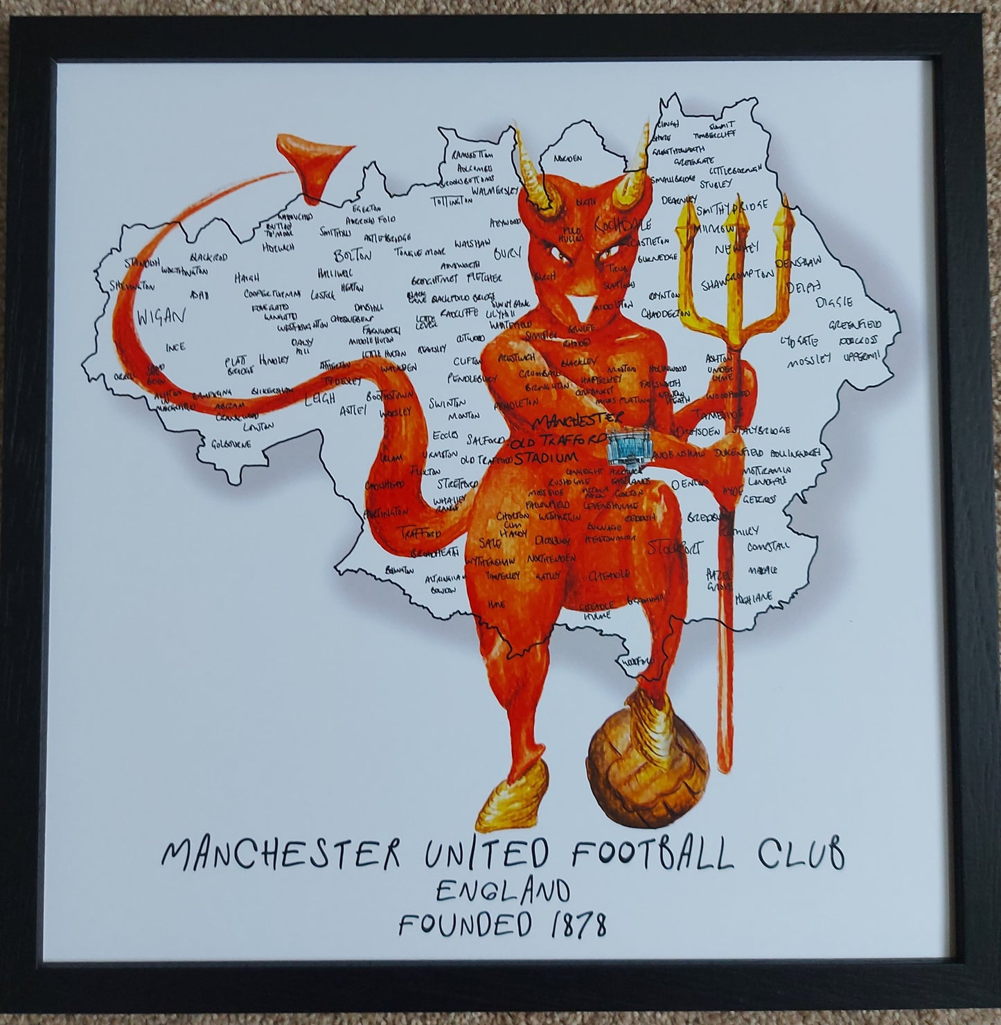 Manchester United Football Club Print
