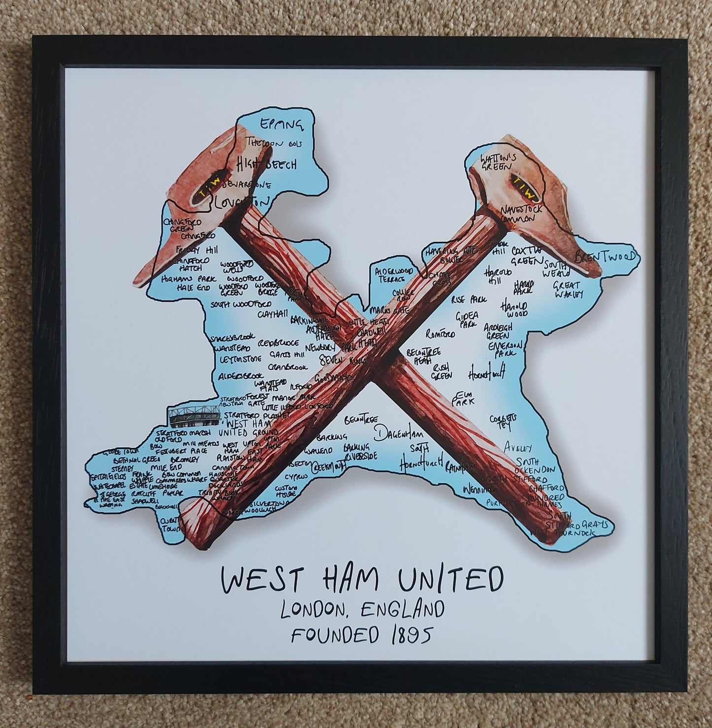 West Ham United Football Club Print